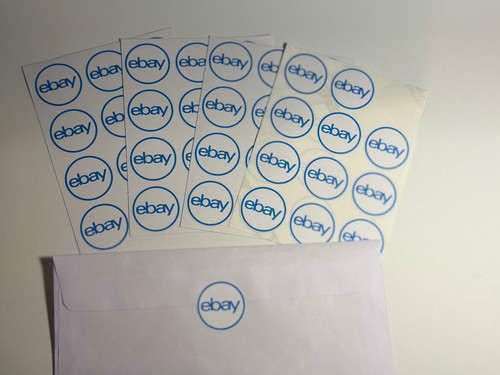 Round ebay stickers - round,